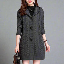Load image into Gallery viewer, Hooded Long Sweater