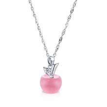 Load image into Gallery viewer, Apple Silver Necklace