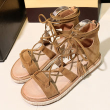Load image into Gallery viewer, Bali Lace Up Sandal