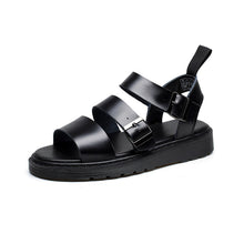 Load image into Gallery viewer, Black Buckle Sandal