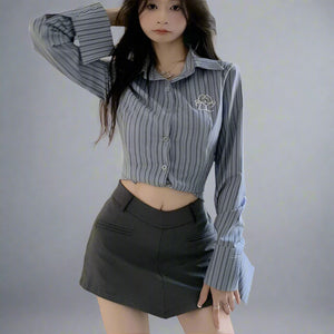 Long Stripe Top