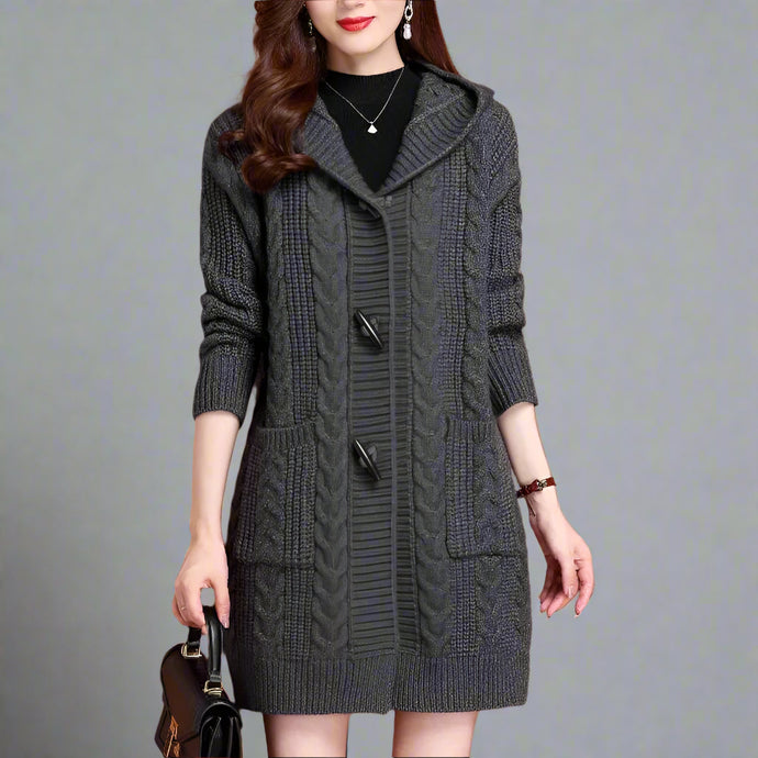 Hooded Long Sweater