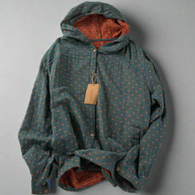 Load image into Gallery viewer, Plaid Cotton Hoodie