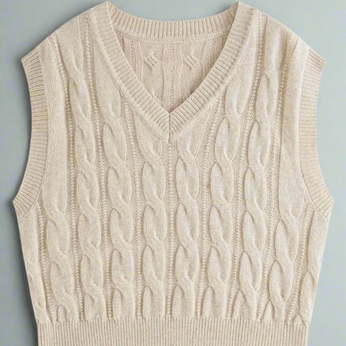 Pullover Cable Vest