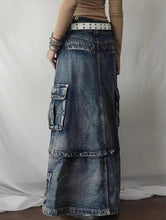Cargar imagen en el visor de la galería, Classic Denim Skirt