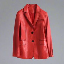 Cargar imagen en el visor de la galería, Leather Blazer