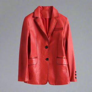 Leather Blazer