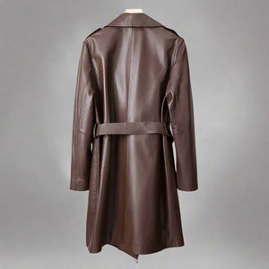 Sheepskin Trench Coat