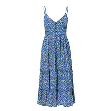 Load image into Gallery viewer, Blue Midi Dress