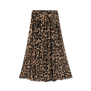 Madi Leopard Skirt