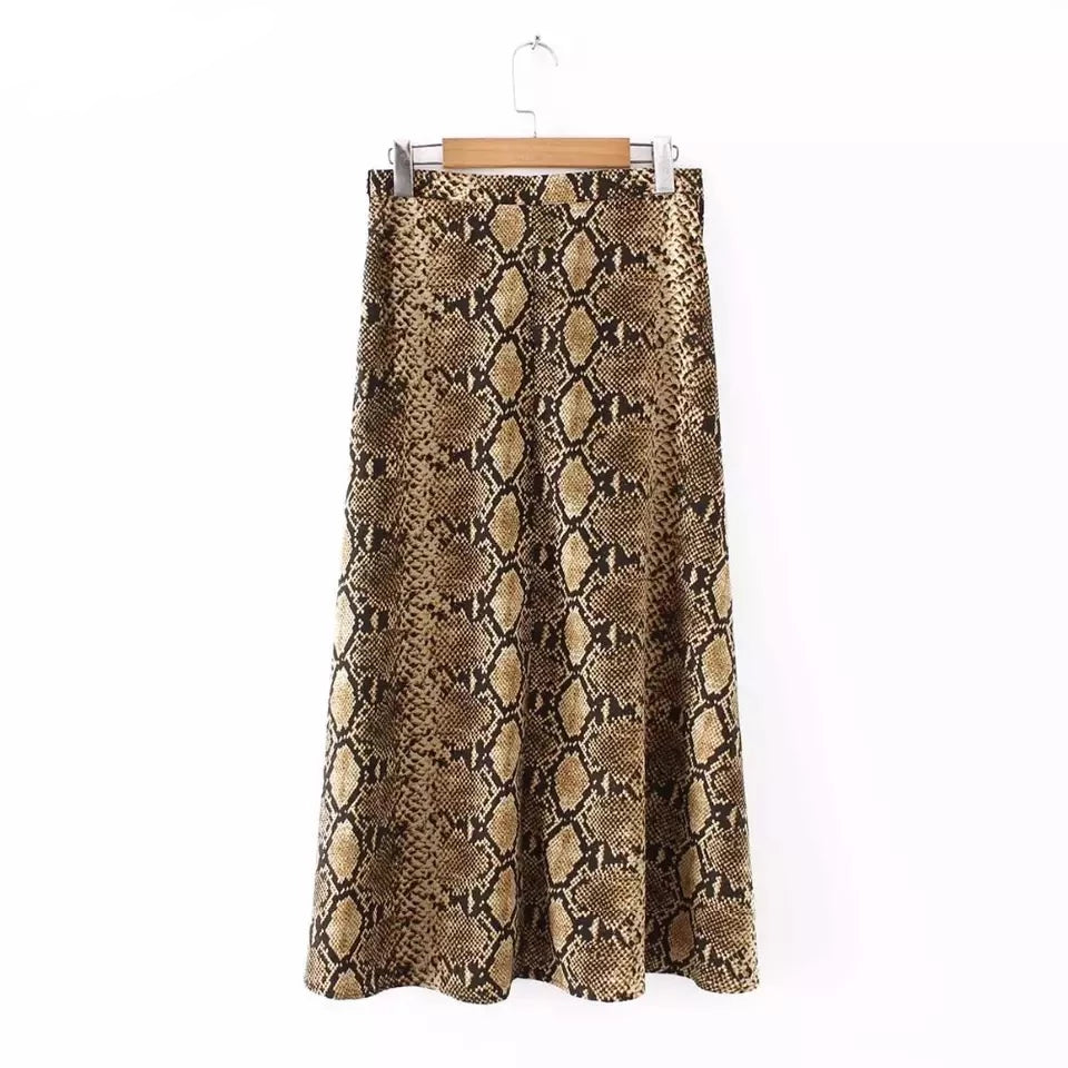 Hydnora Leopard Skirt