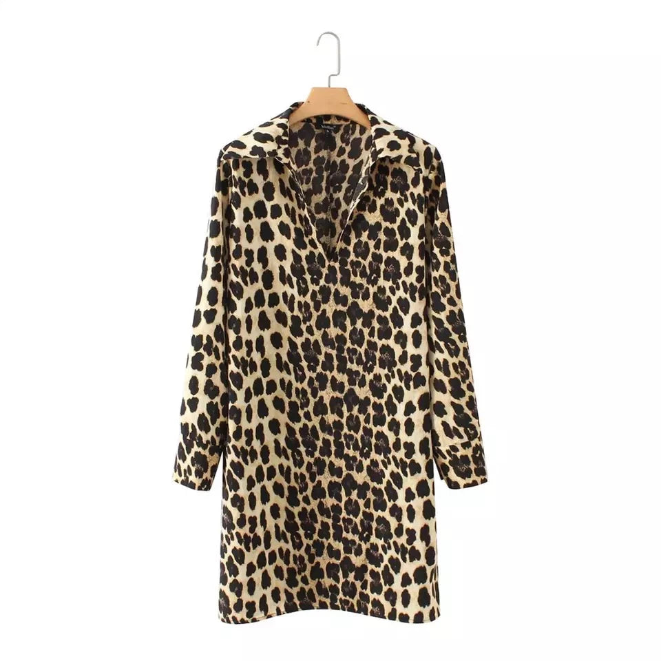 Leopard Casual Dress