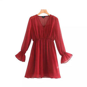Isabella Red Dress