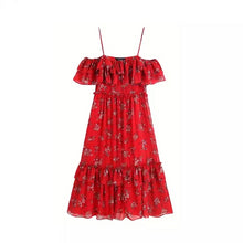 Laden Sie das Bild in den Galerie-Viewer, Amelia Red Dress