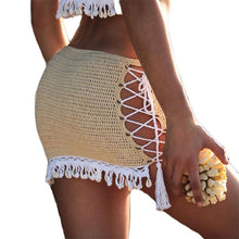 Cargar imagen en el visor de la galería, Knitted Beach Skirt