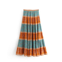 Load image into Gallery viewer, Long Stripe Skirt
