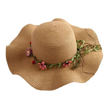 Cargar imagen en el visor de la galería, Flower Straw Hat