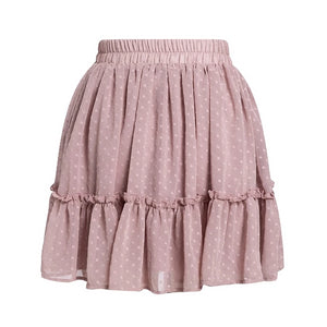 Ruffle Pink Skirt