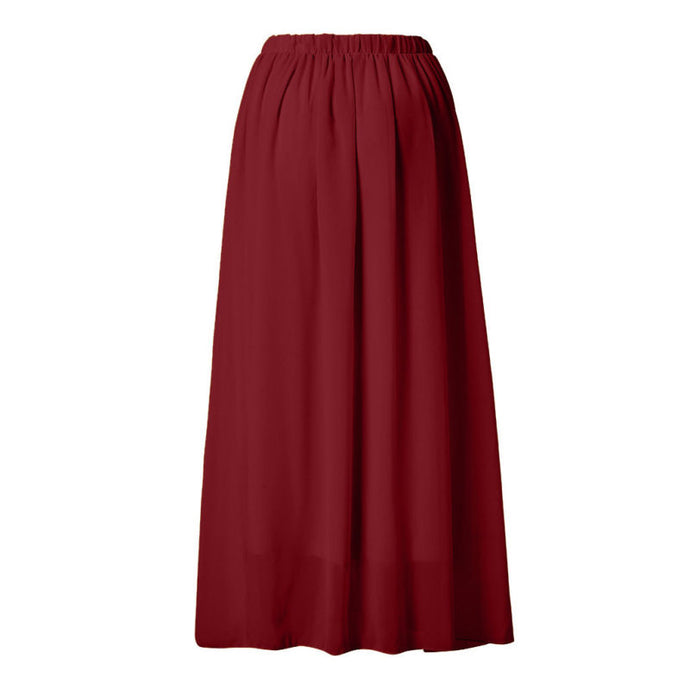 Chiffon Long Skirt