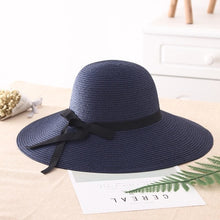 Load image into Gallery viewer, Blue Beach Hat