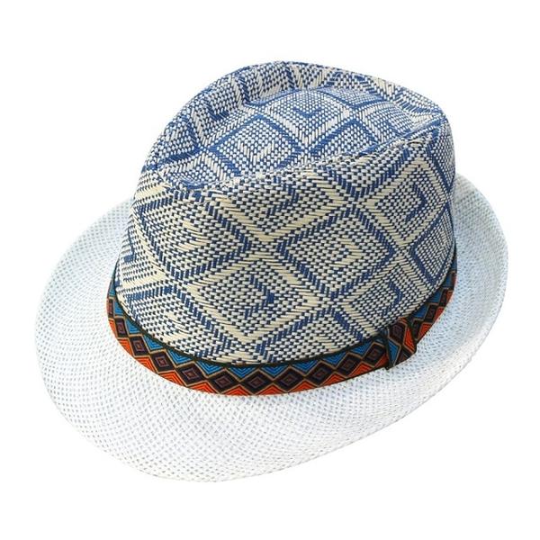 Blue Checkered Hat