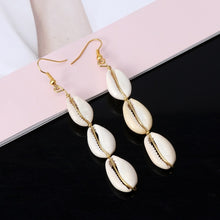 Load image into Gallery viewer, Cowrie Shell Earrings