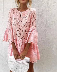 Pink Crochet Lace