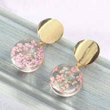 Load image into Gallery viewer, Flower Ball Earrings