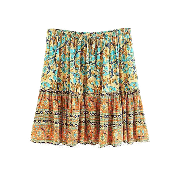 Floral  Mini Skirt