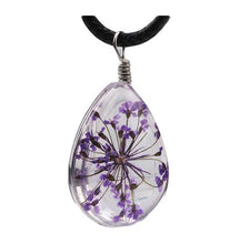 Cargar imagen en el visor de la galería, Flower Glass Necklace