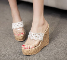 Load image into Gallery viewer, Lace Sandals